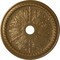 Ekena Millwork Winsor Ceiling Medallion (Fits Canopies up to 4"), Hnd-Painted Pale Gold, 27 1/2"OD x 4"ID x 1 1/2"P CM27WIPAS - alternate 1